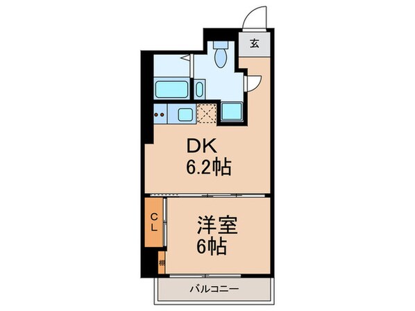 東建小石川マンション(408)の物件間取画像